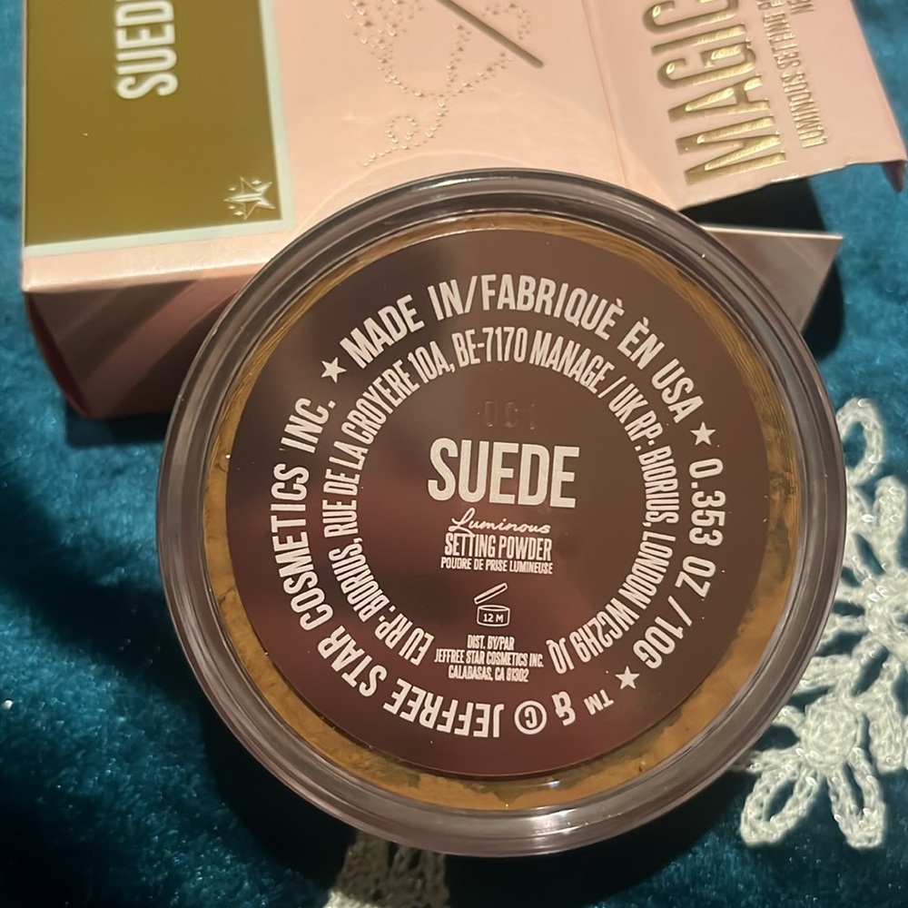 Jeffree Star Cosmetics Magic Star Luminous Setting Powder - Suede NIB - Picture 9 of 10